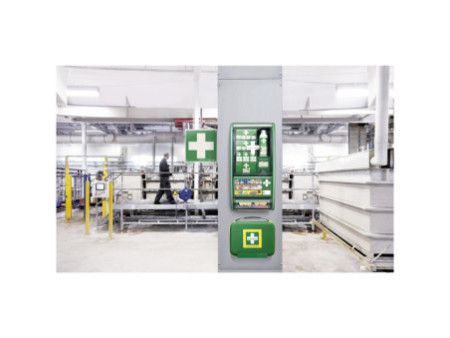 CEDERROTH Station de premiers secours Brûlures, équipé