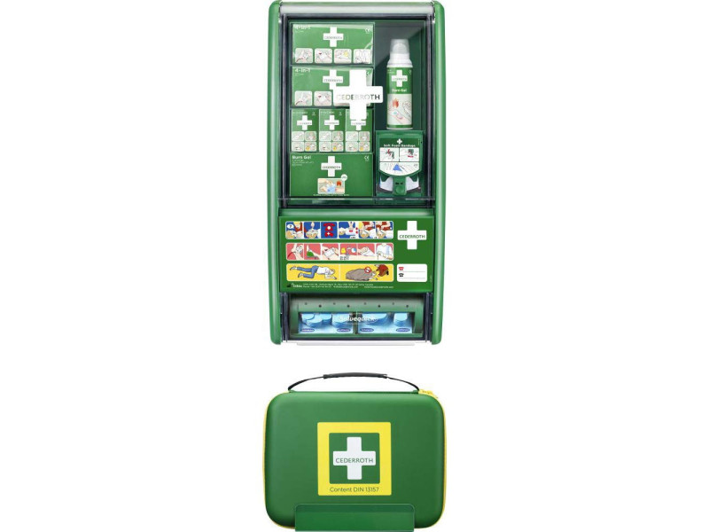 CEDERROTH Station de premiers secours brûlures, DIN 13157