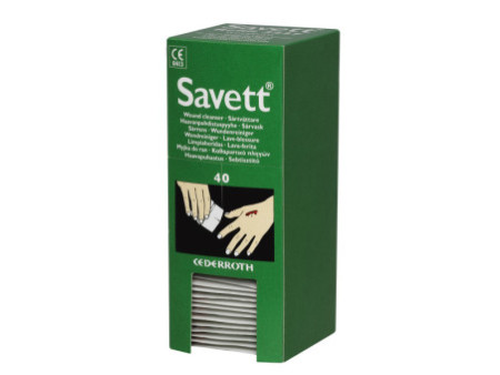 CEDERROTH Salvequick Lingettes nettoyantes, pack de 40