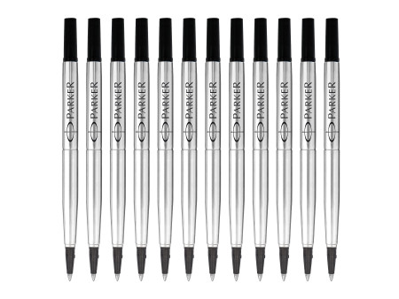 PARKER Recharge QUINK pour rollerball, tracé: M, noir