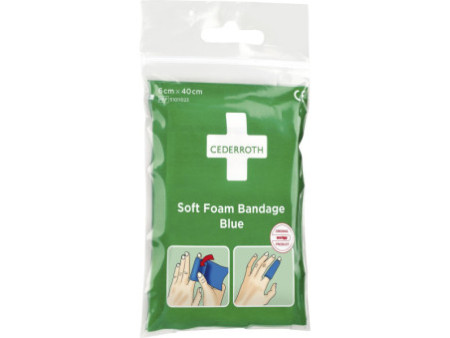 CEDERROTH Pansement 'Soft Foam Bandage', bleu