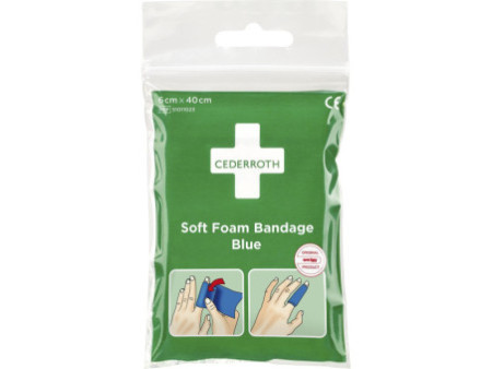 CEDERROTH Pansement 'Soft Foam Bandage', bleu