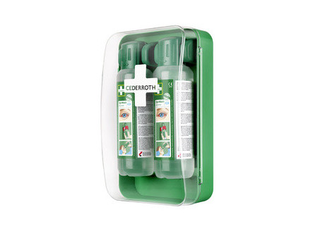 CEDERROTH Station de rinçage oculaire, équipé, 2 x 500 ml