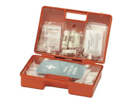 LEINA Valise de premiers secours SAN, contenu selon DIN