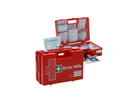 LEINA Mallette de premiers secours SAN, contenu DIN 13157,
