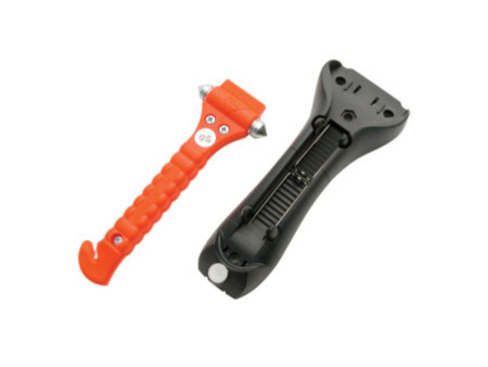 LEINA Marteau de secours, avec coupe ceinture, orange