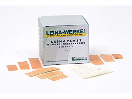 LEINAPLAST pansement 1 m x 4 cm, élastique, couleur de la