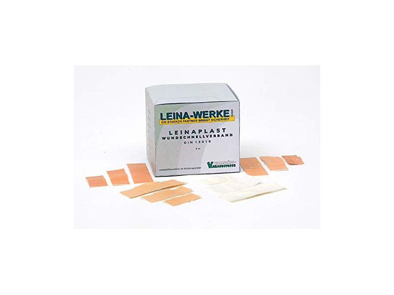 LEINAPLAST pansement 1 m x 4 cm, élastique, couleur de la