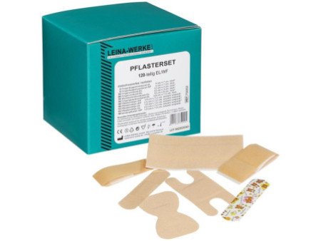 LEINA set de pansement 120 pièces, élastique/imperméable eau