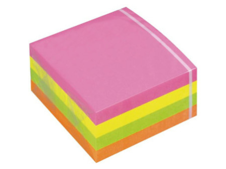 Tartan Bloc-notes repositionnable en forme cube, 76 x 76 mm