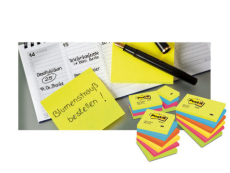 Post-it Bloc-note adhésif, 102 x 152 mm, jaune