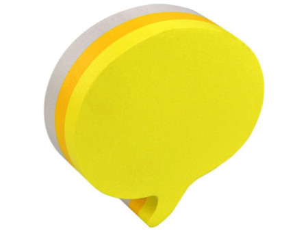 Post-it Bloc-note, 70 x 70 mm, forme de bulle, 3 couleurs