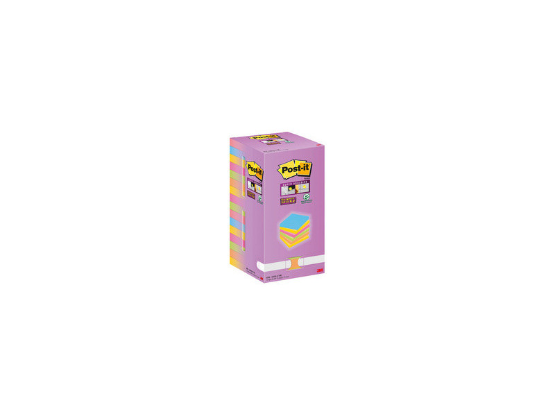 Post-it Bloc-note Super Sticky Notes, 76 x 76 mm Tower