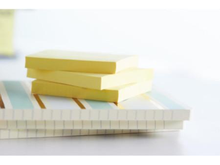 Post-it Bloc-note adhésif Recycling, 76 x 76 mm, jaune