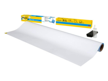 Post-it Film tableau blanc Easy Erase, 914x1220 mm, rouleau