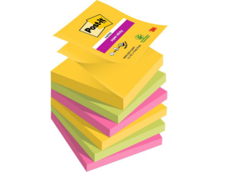 Post-it Bloc-note adhésif Super Sticky Z-Notes, 76 x 76 mm