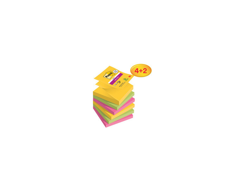 Post-it Bloc-note adhésif Super Sticky Z-Notes, 76 x 76 mm