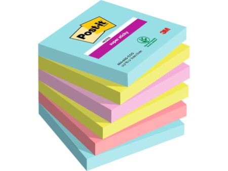 Post-it Bloc-note adhésif Super Sticky Notes, 76 x 76 mm