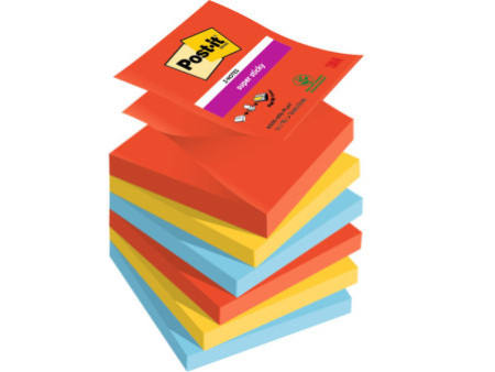Post-it Bloc-note adhésif Super Sticky Z-Notes, 76 x 76 mm