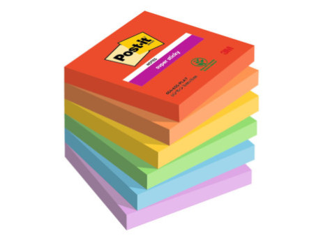 Post-it Bloc-note adhésif Super Sticky Notes, 76 x 76 mm