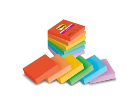 Post-it Bloc-note adhésif Super Sticky Notes, 76 x 76 mm
