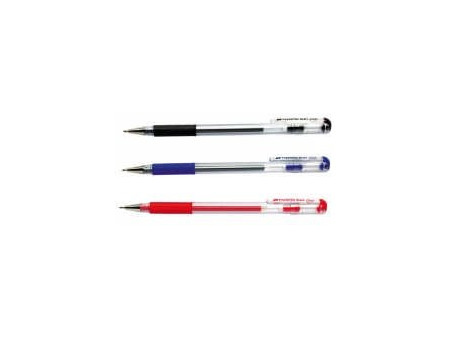 Pentel stylo roller à encre gel Hybrid Gel Grip K116, rouge
