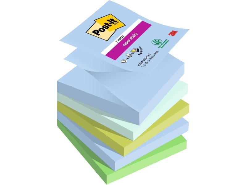 Post-it Bloc-note adhésif Super Sticky Z-Notes, 76 x 76 mm