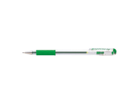Pentel stylo roller à encre gel Hybrid Gel Grip K116, vert