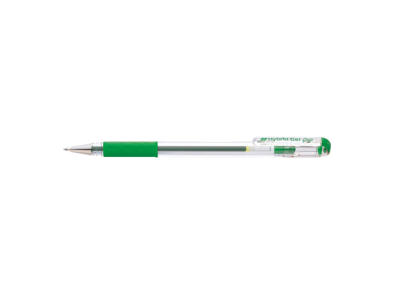 Pentel stylo roller à encre gel Hybrid Gel Grip K116, vert