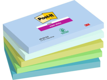 Post-it Bloc-note adhésif Super Sticky Notes, 127 x 76 mm