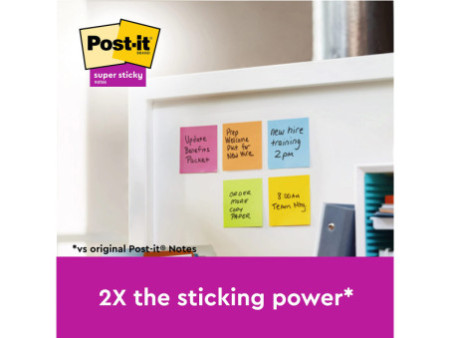 Post-it Bloc-note adhésif Super Sticky Notes, 127 x 76 mm