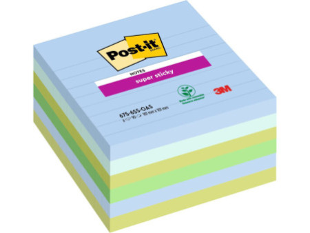 Post-it Bloc-note adhésif Super Sticky Notes, 101 x 101 mm