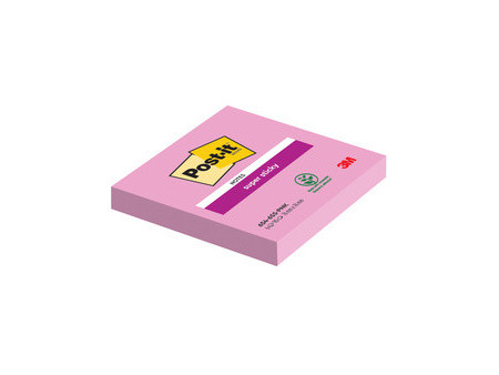 Post-it Bloc-note adhésif Super Sticky Notes, 76 x 76 mm