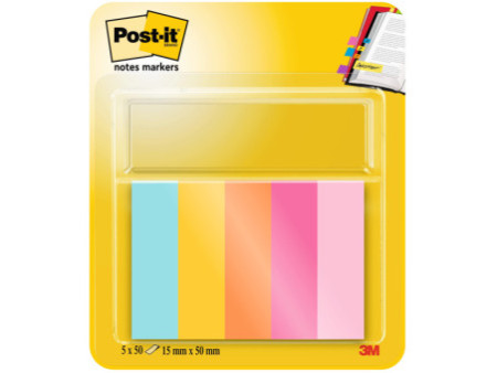 Post-it Marque-page Page Marker, 12,7 x 44,4 mm, Beachside