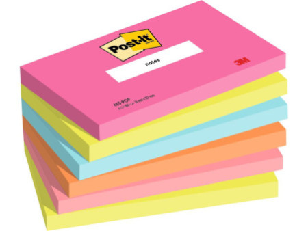 Post-it Bloc-note adhésif Notes, 127 x 76 mm, Poptimistic