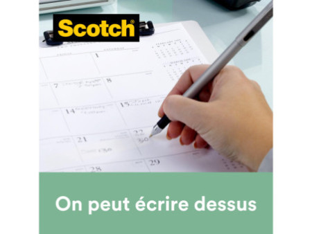 Scotch Dévidoir de ruban adhésif C38, 3 rouleaux incl., noir