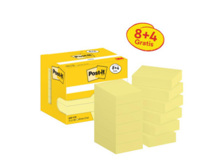 Post-it Bloc-note adhésif, 51 x 38 mm, jaune