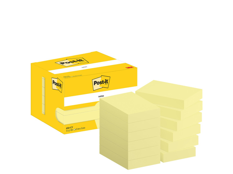 Post-it Bloc-note adhésif, 51 x 76 mm, jaune