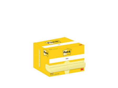 Post-it Bloc-note adhésif, 51 x 76 mm, jaune