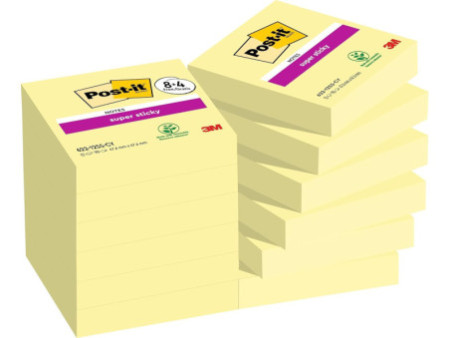 Post-it Bloc-note adhésif Super Sticky Notes, 47,6 X 47,6 mm