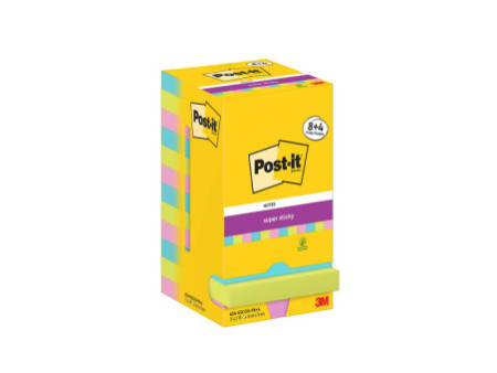 Post-it Bloc-note adhésif Super Sticky Notes, 76 x 76 mm