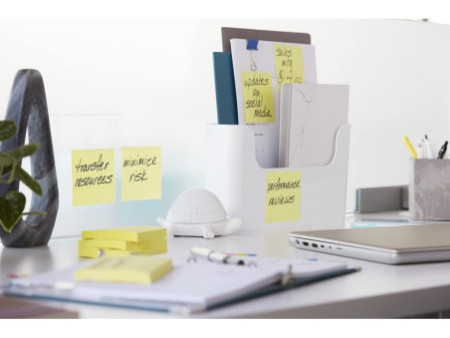 Post-it Bloc-note adhésif, 76 x 76 mm, jaune