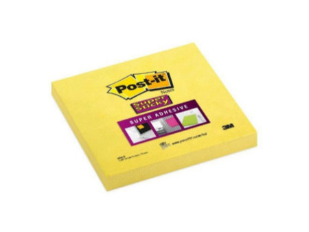 Post-it Bloc-note adhésif Super Sticky Notes, jaune
