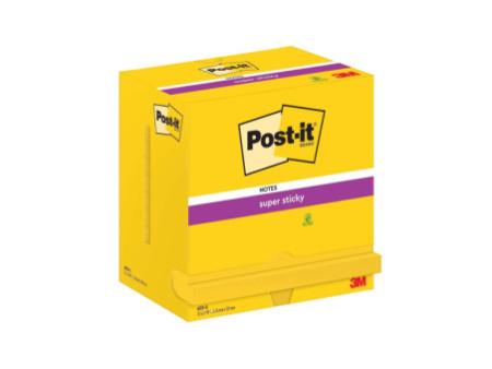 Post-it Bloc-note adhésif Super Sticky Notes, jaune