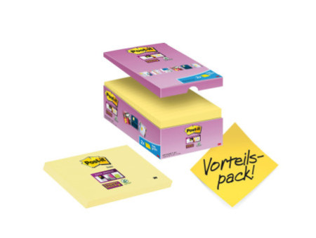 Post-it Bloc-note Super Sticky Notes, 127 x 76 mm, Promo