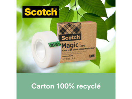 3M Scotch Ruban adhésif Magic 900, 19 mm x 30 m