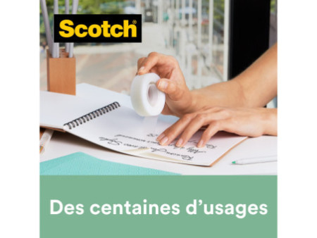 3M Scotch Ruban adhésif Magic 900, 19 mm x 30 m