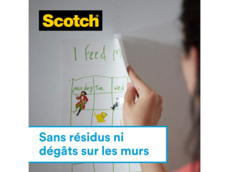 Scotch Ruban adhésif 'Wall-Safe', sur dévidoir,19mm x 16,5 m