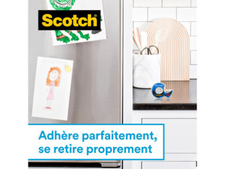 Scotch Ruban adhésif 'Wall-Safe', sur dévidoir,19mm x 16,5 m