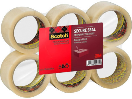 3M Scotch Ruban adhésif d'emballage SECURE SEAL, 50mm x 66 m
